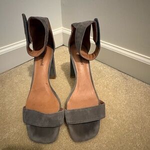 Jeffrey Campbell Gray Suede Heels